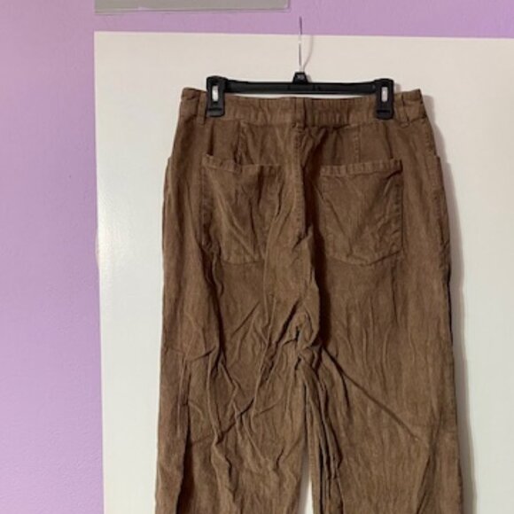 ASOS Design Corduroy Pants (Brown) 10 Tall High Rise - Picture 7 of 9